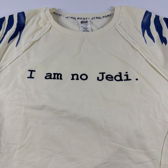 Disney Star Wars Ahsoka I AM NO JEDI Ashley Eckstein Cream Pullover Size 3X NWT - Picture 2 of 14